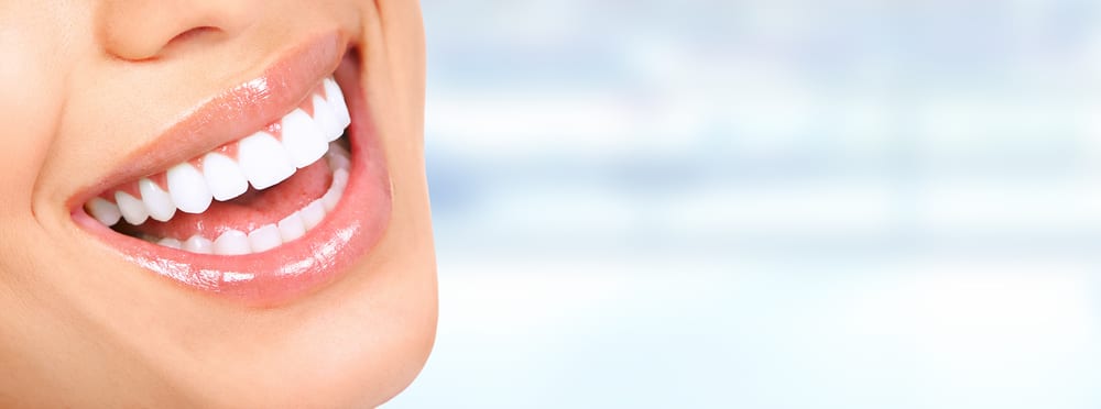 Close up of smile